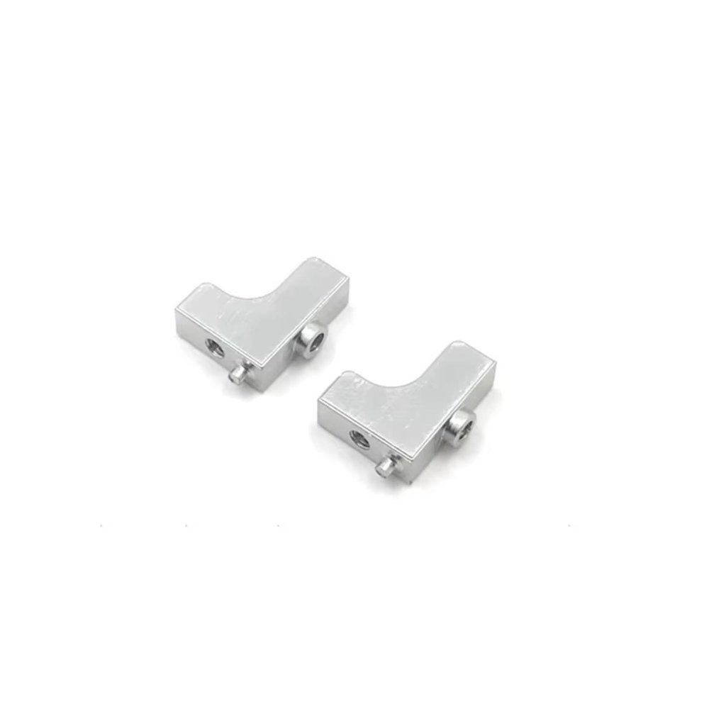 RC Modifications Spare for Wltoys 144001 144002 144010 124007 124016 124017 124018 124019 Metal Steering Servo Mount Base RC Car Upgrade Parts(Silver)