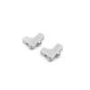 RC Modifications Spare for Wltoys 144001 144002 144010 124007 124016 124017 124018 124019 Metal Steering Servo Mount Base RC Car Upgrade Parts(Silver) view 1