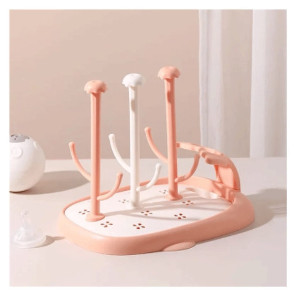 OBKSEB Bottle Rack Brush Drain Racks Baby Dryer Drainer Storage Drying