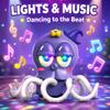 2026 Electric Dancing Squid Toy for Babies, Crawling Octopus Toy with Music and LED Light, Interactive Pull Rope Tummy Time Toys for Kids 1-3+ Years Old, Auto Obstacle Avoidance, Repeats & Talks view 3