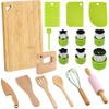 Hiawbon 17 Pcs Wooden Cooking & Baking Set for Real Cooking view 1