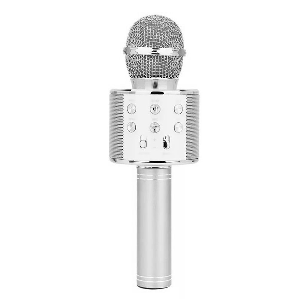 Eunoix Wireless Bluetooth Singing Microphone Handheld Smartphone Speaker Mic for Home KTV Outdoor Party