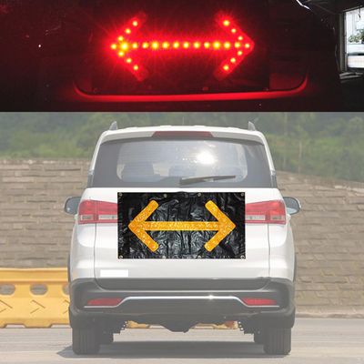 18" *33.5" Magnetic Traffic Guide Light, Road Traffic Arrow Sign, Suitable for Construction Sites, Traffic Control, Road Maintenance