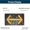18" *33.5" Magnetic Traffic Guide Light, Road Traffic Arrow Sign, Suitable for Construction Sites, Traffic Control, Road Maintenance view 4
