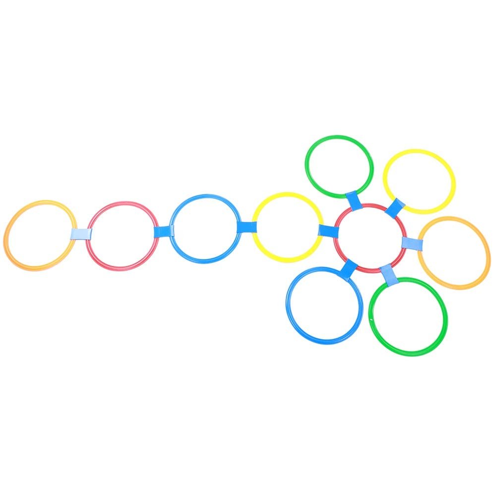 PEPDIMA Speed Rings Durable Training Aid Outdoor Sport Tool for Kids 10 Pieces