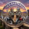 Brotherhood Ride Coin, Old Bastards Brotherhood Club Challenge Coin, Skeleton Motorcycle Riders Lifetime Member Collectible Coin for Motorcycle Lovers, Riders Lovers, Biker Club Members (3pcs) view 2