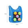 Yunmeryker Dodgeball Game with 5 Sticky Ball, Outdoor Sport Game for Indoor Outdoor Activity Lawn Beach, Blue Adults view 3