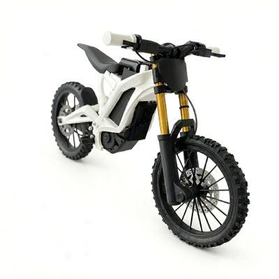 NIMBUSTRA Compatible with Surron Light Bee X 1:9 Electric Dirt Bike Model, Realistic 3D Printed Racing Bike Scale Model with Functional Linkage and Movable Wheels