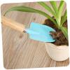 Gardening Tools for Kids 3-Piece Kids Garden Tools with Rake Shovel and Trowel with Wooden Handles for Play Trowel view 2