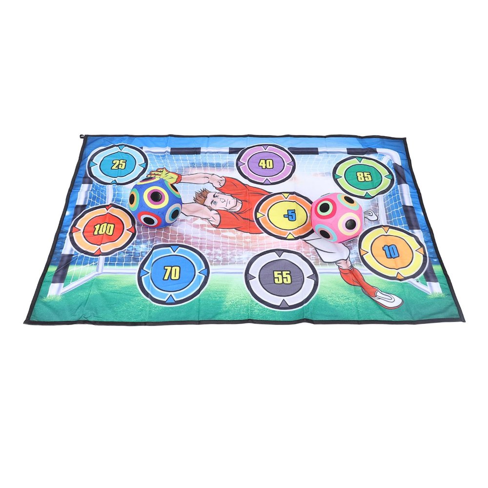 2 in 1 Safe Soccer Ball Game Set Soft Hand Eye Coordination Motor Skills for Indoor Outdoor