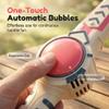 Magic Elastic Bubble Fog Wand with LED Lights & Music - Rechargeable Smoke Bubble Machine for Parties, Beach, Family Fun (Blue) view 4