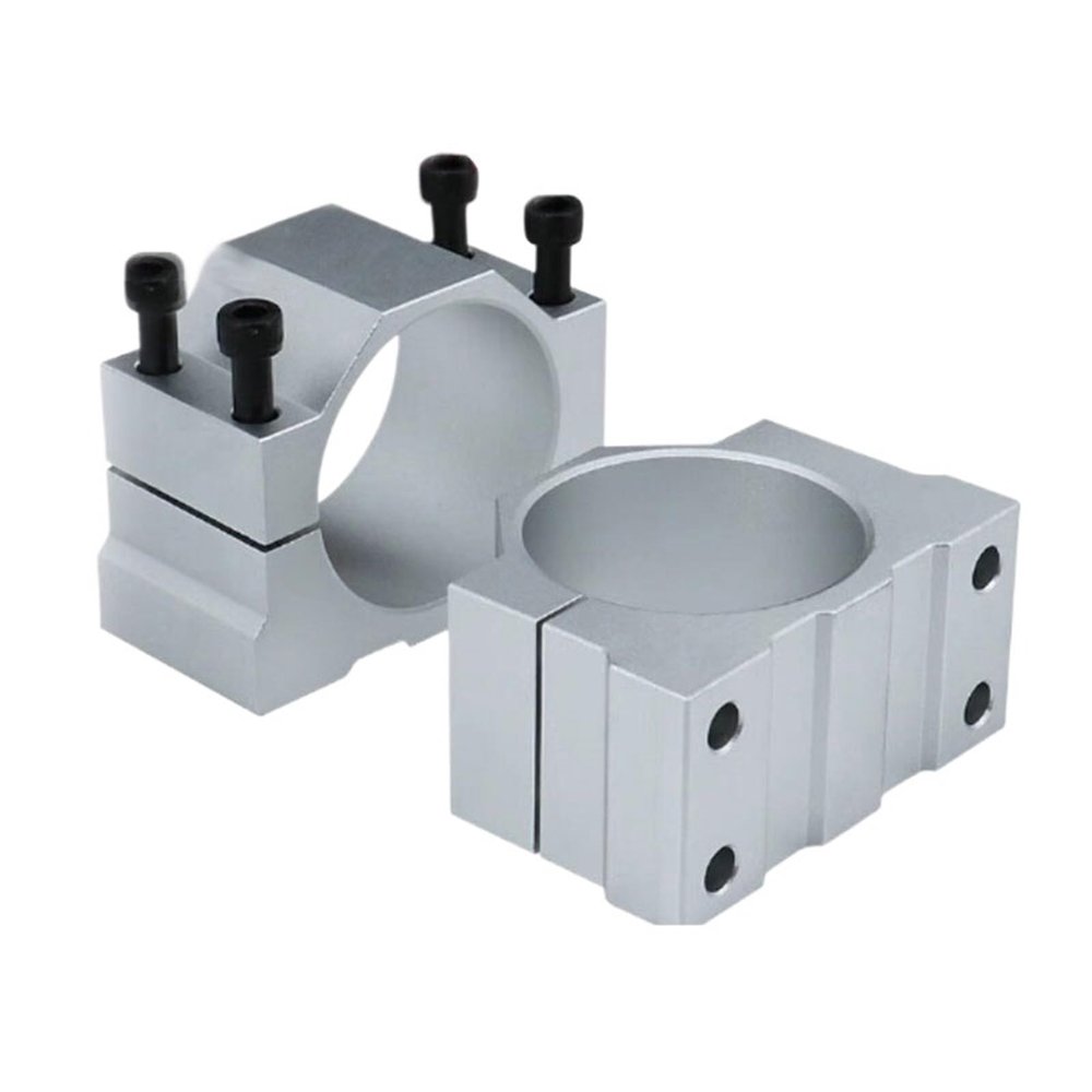 1pcs CNC Machine Motor Router Mount Bracket Fixture with Screws 38mm,40mm,42mm,44mm,46mm Aluminum Clamp(44mm)