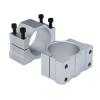 1pcs CNC Machine Motor Router Mount Bracket Fixture with Screws 38mm,40mm,42mm,44mm,46mm Aluminum Clamp(44mm) view 1