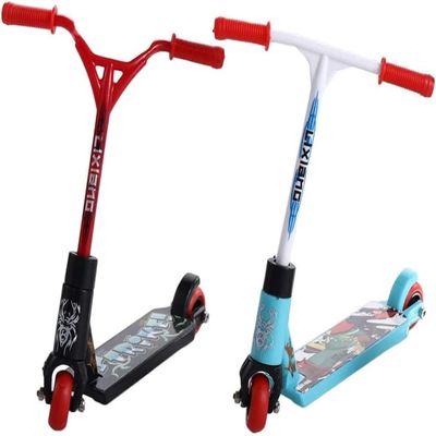 Senyango 2Pcs Mini Two Wheel Finger Scooter, Adult Training Scooter, Cute Tiny Trick for Party Favors, Multi Colored Magic Kits and Accessories, Funny Juggling Sets