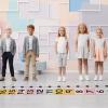 66 Pcs 22 ft Extra Large Number Line for Classroom Floor 7" Line up Number Sticker Learning Tool with Digit Floor Mat Math Learning Poster for Back to School Classroom Home Student(Pastel,Square) view 3