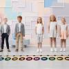 66 Pcs 22 ft Extra Large Number Line for Classroom Floor 7" Line up Number Sticker Learning Tool with Digit Floor Mat Math Learning Poster for Back to School Classroom Home Student(Black,Round) view 3