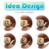 20MM Wood Dice Set Creative Design Greek Alphabet Pattern Wooden Rolling Dices Party Game Roll Decider 6 Pcs view 3