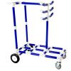 DEGQSTPC Equipment Cart WhiteSports Equipment Organizer, Heavy-Duty Plastic Hoop Cart Easy Assembly view 1