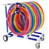 DEGQSTPC Equipment Cart WhiteSports Equipment Organizer, Heavy-Duty Plastic Hoop Cart Easy Assembly view 3
