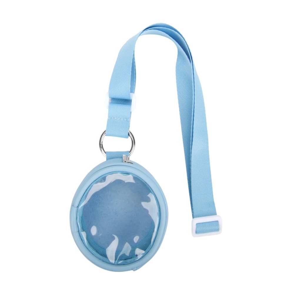 Carrying Case For Tamagotchi Paradise, Protective Storage Bag With Transparent Window, Lanyard & Keychain, Shockproof Travel Pouch For Tamagotchi Paradise (Blue)
