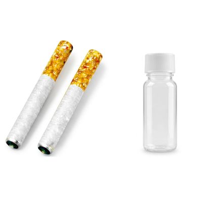 The Bubblepuff Pack, Two Bubble Wands and Refill Solution, Convenient, Stress-Relieving, and Ideal for Parties, Holidays