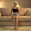 5FT Realistic Action Figure - Full Body Display Women Figures TPE Life Size Female Doll with Reinforced Skeleton Support Structure, Poseable Limbs for Photography, Cosplay, Creative Art Use view 1
