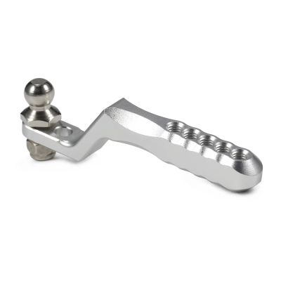 RC Car Assortment for SCX10 II for TRX4 for Defender for Element for Enduro D90 TF2 CC01 RC Tow Hitch Trailer Hook for 1/10 for Rock Crawler(Silver)