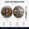 Old Bastards Brotherhood Coin, 2/4PCS Funny Old Friends Forever Club Challenge Coin for Men, Cowboy Skeleton Whiskey Commemorative Coin, Novelty Brotherhood Token Gift for Friends (4pcs) view 3