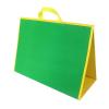 Double Sided Flannel Board, 16.5x12.6in Foldable Felt Board for Kids, Freestanding Teaching Storytelling Display Board for Classroom Home Use, Blue/Green view 1