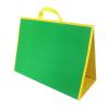 Double Sided Flannel Board, 16.5x12.6in Foldable Felt Board for Kids, Freestanding Teaching Storytelling Display Board for Classroom Home Use, Blue/Green view 3