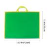 Double Sided Flannel Board, 16.5x12.6in Foldable Felt Board for Kids, Freestanding Teaching Storytelling Display Board for Classroom Home Use, Blue/Green view 4