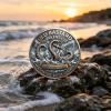 Old Bastards Kraken Club Challenge Coin, Old Bastards Never Sink Coin, Skeleton Pirate Lifetime Member Coin, Release the Kraken Collectible Coin for Pirate, Veterans, Bikers, Whiskey Lovers (10pcs) view 3