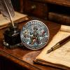Old Bastards Kraken Club Challenge Coin, Old Bastards Never Sink Coin, Skeleton Pirate Lifetime Member Coin, Release the Kraken Collectible Coin for Pirate, Veterans, Bikers, Whiskey Lovers (10pcs) view 4