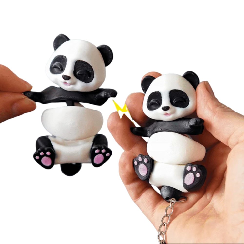 Magnetic Hand-Holding Companion, Fidget Keychain, 3D Printed Animals, Articulated Magnetic Animal Figure Collection, Cute Collectible Magnetic Creatures for Display, Gifts & Desktop Decor