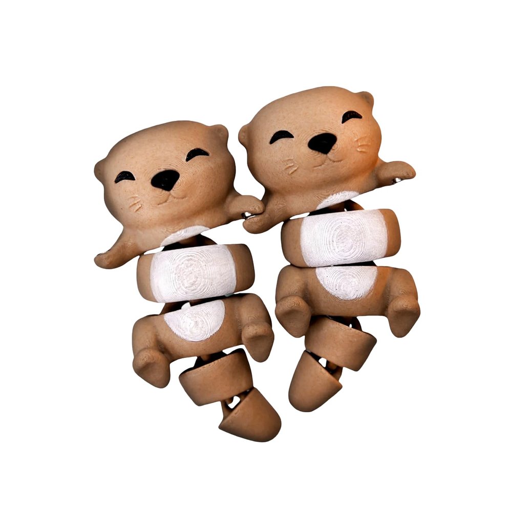 Magnetic Hand-Holding Companion, Fidget Keychain, 3D Printed Animals, Articulated Magnetic Animal Figure Collection, Cute Collectible Magnetic Creatures for Display, Gifts & Desktop Decor