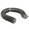 1PCS 1M Stainless Steel Spiral Hollow Fin Heat Sink For Tubular Cooling Tube Heat Conduction Heating Fin Tube Drying Radiator Parts(ID 8mm height 7mm) view 1