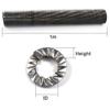 1PCS 1M Stainless Steel Spiral Hollow Fin Heat Sink For Tubular Cooling Tube Heat Conduction Heating Fin Tube Drying Radiator Parts(ID 8mm height 7mm) view 2