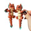 Magnetic Hand-Holding Companion, Fidget Keychain, 3D Printed Animals, Articulated Magnetic Animal Figure Collection, Cute Collectible Magnetic Creatures for Display, Gifts & Desktop Decor view 1