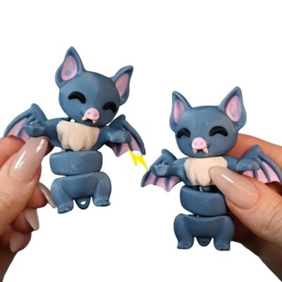 Magnetic Hand-Holding Companion, Fidget Keychain, 3D Printed Animals, Articulated Magnetic Animal Figure Collection, Cute Collectible Magnetic Creatures for Display, Gifts & Desktop Decor