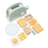 Rcniso Simulated Bread Machine, Exquisite Wooden Simulation Bread Machine Cooking Toy for Kids Home view 3