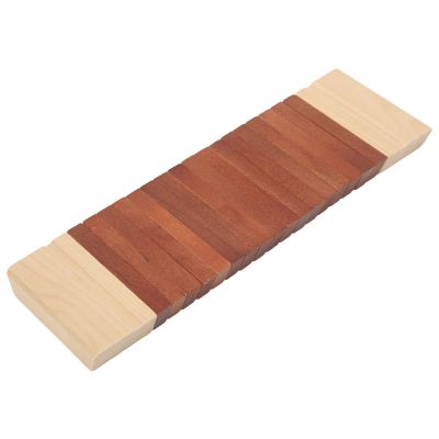ZAICOLER Orff Tooth Wood Sounder, Solid Wood Musical Instrument, Kids Percussion Instrument with Hand Polished Edges, Safe, Helps Develop Childrens Rhythm & Musical Awareness (Red and Color)