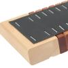 ZAICOLER Orff Tooth Wood Sounder, Solid Wood Musical Instrument, Kids Percussion Instrument with Hand Polished Edges, Safe, Helps Develop Childrens Rhythm & Musical Awareness (Red and Color) view 2