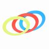 3PCS Set Throw Rings Durable Hand Juggling Rings for Children Outdoor Entertainment PP Blue Red Yellow 7.1inch view 2
