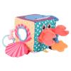Omquot Baby Sensory Rattle Ball Soft Crib Activity Toy Safe Fabric Baby Activity Toy Multifunctional Fabric Cube Toy for Development, Bright Colors, for Baby view 1