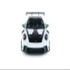 Diecast Model Car Compatible for Porsche 911 GT3 RS Type 992 2024, White with Green Stripes, 1/18 Scale Solido S1812107 view 4
