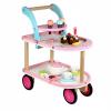 Jinhxofs Wooden Ice Cream Cart Bakery Playset Rounded Corners Kids Plaything for Daycare view 1