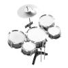 Hamwesh Toddler Drum Set, Adjustable Height Stand Premium Material Kids Drum Set for Toddlers, Toy with Bass 5 Drums Drumsticks for Children Over 3 Years Old view 1