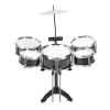 Hamwesh Toddler Drum Set, Adjustable Height Stand Premium Material Kids Drum Set for Toddlers, Toy with Bass 5 Drums Drumsticks for Children Over 3 Years Old view 4