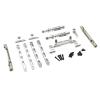 Rc Parts for MN for MN82 LC79 MN78 1/12 Metal for Chassis Link Rod Pull Rod Mount Shock Absorber Drive Shaft Set RC Car Upgrade Parts(Silver) view 1
