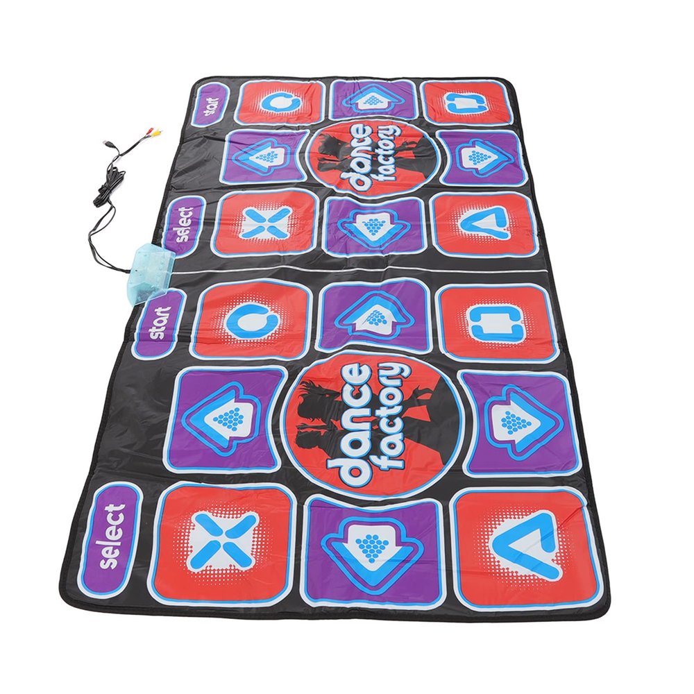 BTSEURY Electronic Dance Mat, Portable Double User Rhythm Music Floor Mat for Kids and Adults, with Non Slip Foldable Design for TV Connection